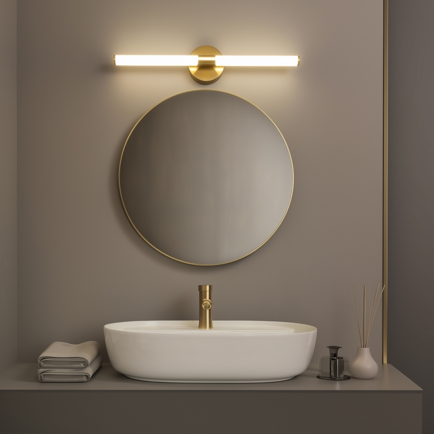 Brilagi - LED osvetlitev za kopalniško ogledalo LARA LED/10W/230V 60 cm IP44 zlata