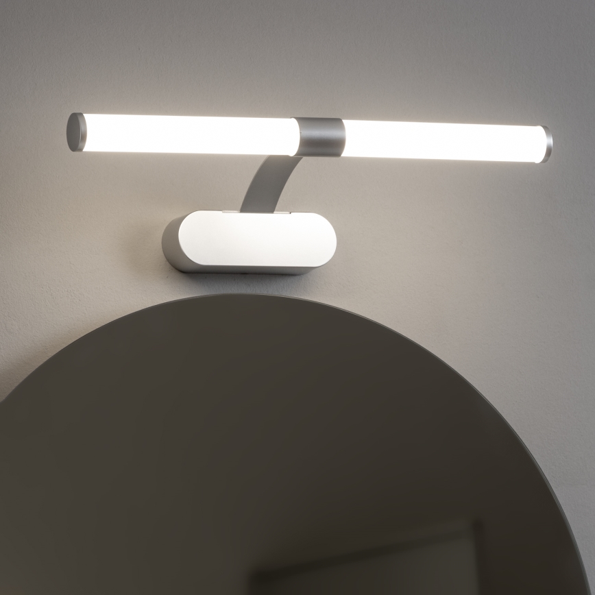 Brilagi - LED kopalniška osvetlitev za ogledalo 2 v 1 TUBEO LED/6W/230V 40 cm IP44 srebrna