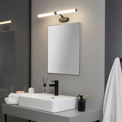 Brilagi - LED kopalniška osvetlitev za ogledalo 2 v 1 TUBEO LED/8W/230V 60 cm IP44 črna