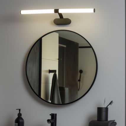 Brilagi - LED kopalniška osvetlitev za ogledalo 2 v 1 TUBEO LED/8W/230V 60 cm IP44 črna