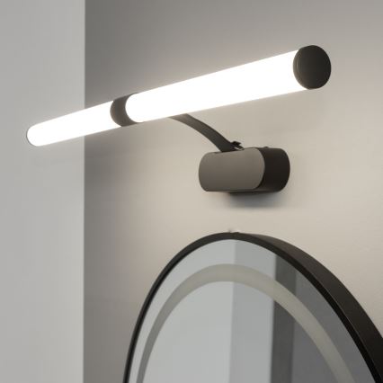 Brilagi - LED kopalniška osvetlitev za ogledalo 2 v 1 TUBEO LED/8W/230V 60 cm IP44 črna