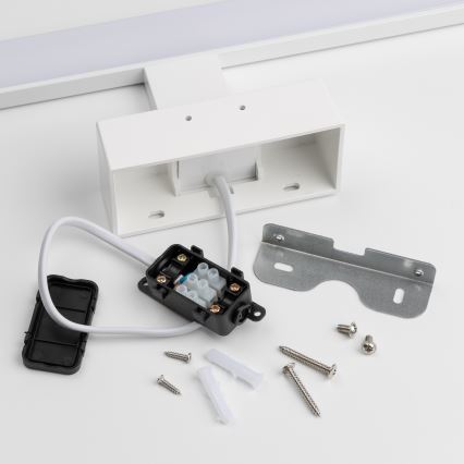 Brilagi - LED kopalniška osvetlitev za ogledalo 3 v 1 VESTRA LED/6 W/230 V 30 cm IP44 bela