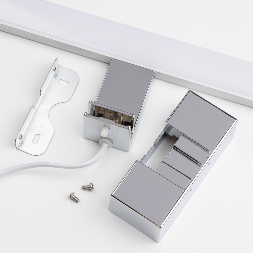 Brilagi - LED osvetlitev ogledala 3v1 VESTRA LED/8W/230V 40 cm IP44 sijajni krom