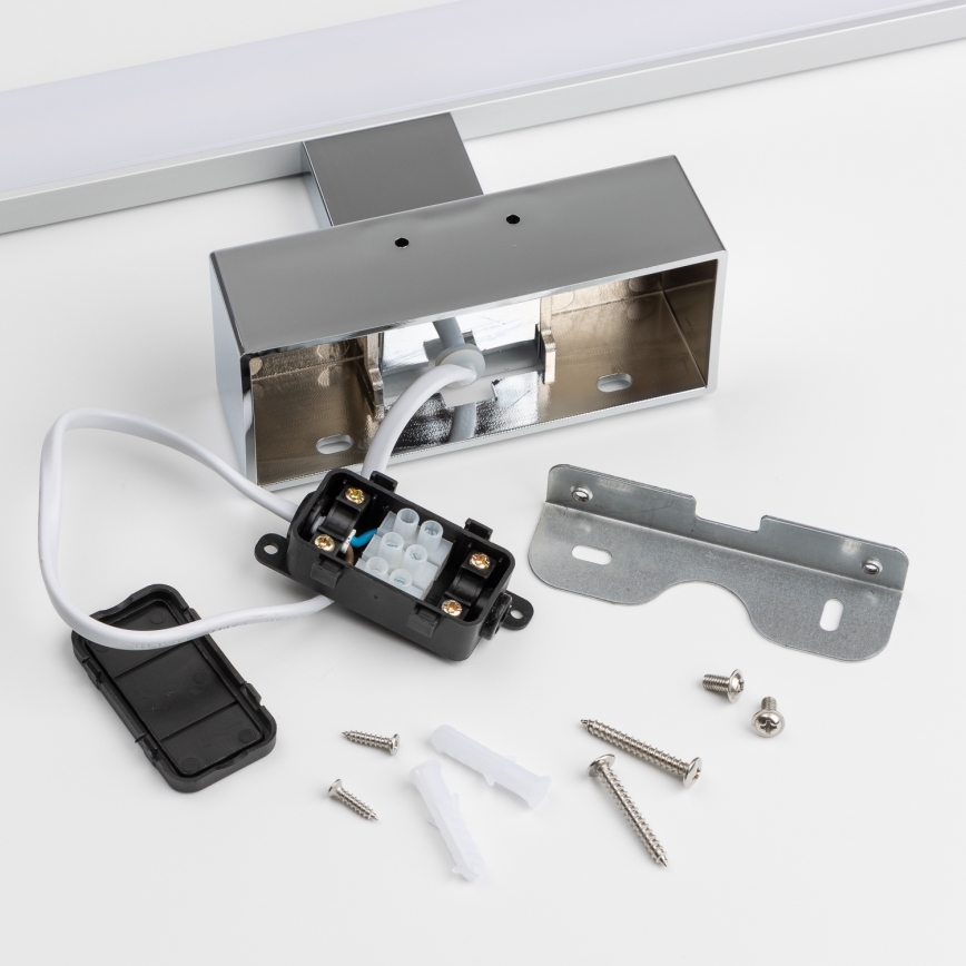 Brilagi - LED osvetlitev ogledala 3v1 VESTRA LED/8W/230V 40 cm IP44 sijajni krom