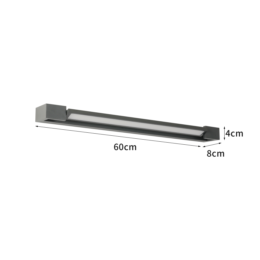 Brilagi - LED kopalniška osvetlitev za ogledalo AQUA LINE LED/18W/230V 60 cm IP44 antracit