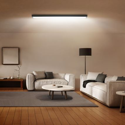 Brilagi - LED Kopalniška stropna svetilka FRAME LED/50W/230V 120x30 cm IP44 črna