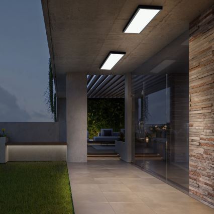 Brilagi - LED Kopalniška stropna svetilka FRAME LED/50W/230V 120x30 cm IP44 črna