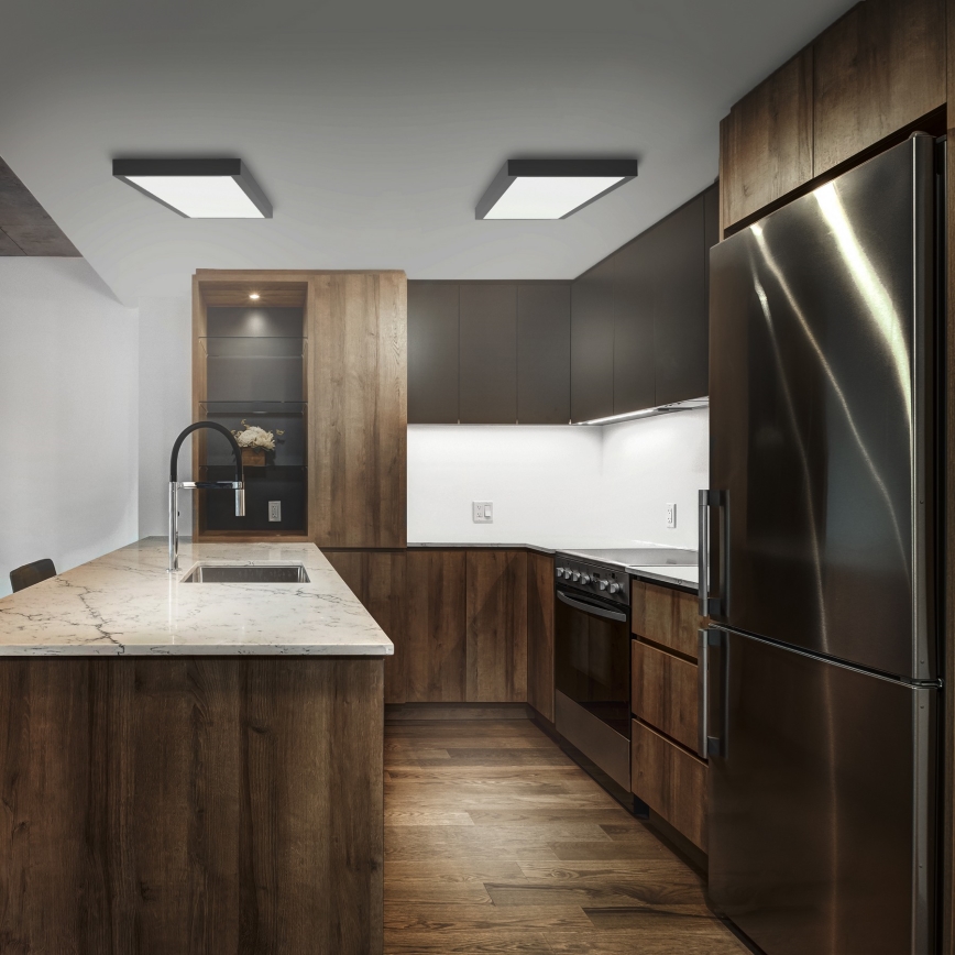 Brilagi - LED Kopalniška stropna svetilka FRAME LED/50W/230V 120x30 cm IP44 črna