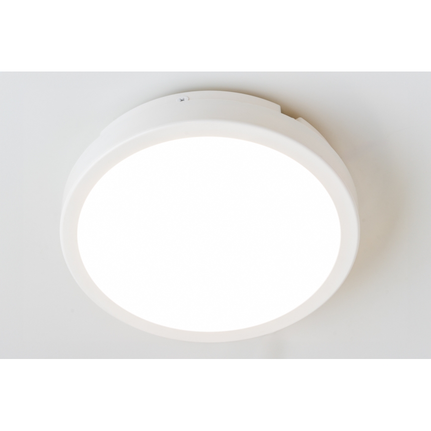Brilagi - LED Kopalniška stropna svetilka PERA LED/18W/230V pr. 22 cm IP65 bela