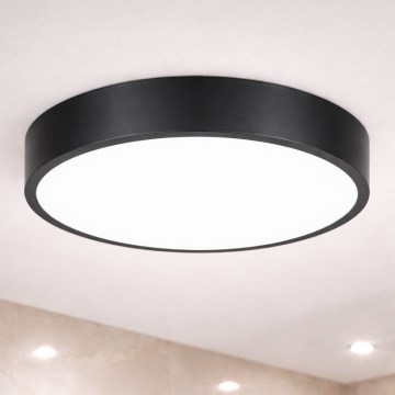 Brilagi - LED kopalniška stropna svetilka POOL LED/36W/230V 3000/4000/5500K Ø 40 cm IP54 črna