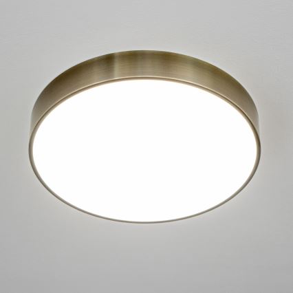 Brilagi - LED stropna svetilka za kopalnico POOL LED/36W/230V 3000/4000/5500K premer 40 cm IP54 medenina