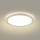 Brilagi - LED Kopalniška stropna svetilka ULTRA SLIM LED/12W/230V pr. 22,5 cm bela IP54