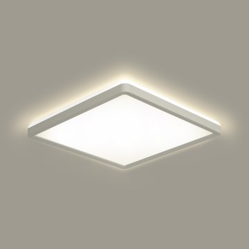 Brilagi - LED Kopalniška stropna svetilka ULTRA SLIM LED/18W/230V 30x30 cm bela IP54