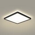 Brilagi - LED Kopalniška stropna svetilka ULTRA SLIM LED/18W/230V 30x30 cm črna IP54
