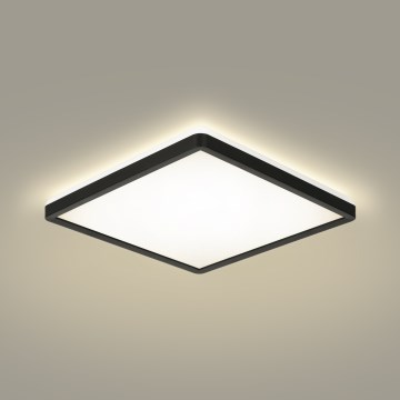 Brilagi - LED Kopalniška stropna svetilka ULTRA SLIM LED/18W/230V 30x30 cm črna IP54