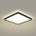 Brilagi - LED Kopalniška stropna svetilka ULTRA SLIM LED/18W/230V 30x30 cm črna IP54