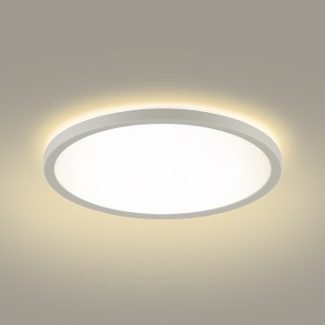 Brilagi - LED Kopalniška stropna svetilka ULTRA SLIM LED/18W/230V pr. 30 cm bela IP54