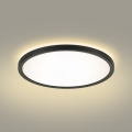 Brilagi - LED Kopalniška stropna svetilka ULTRA SLIM LED/18W/230V pr. 30 cm črna IP54