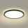 Brilagi - LED Kopalniška stropna svetilka ULTRA SLIM LED/18W/230V pr. 30 cm črna IP54