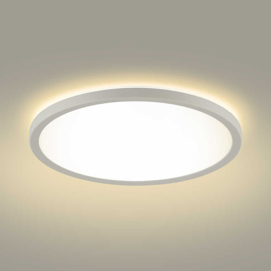 Brilagi - LED Kopalniška stropna svetilka ULTRA SLIM LED/24W/230V pr. 42 cm bela IP54