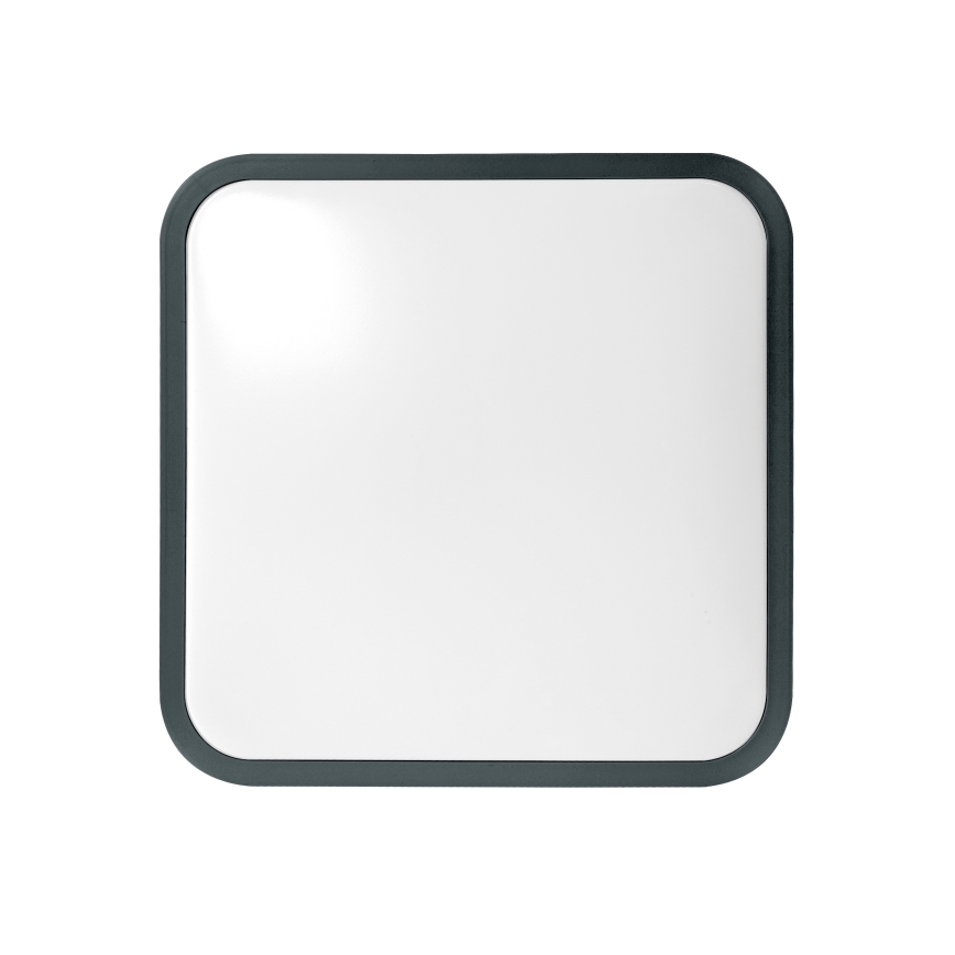 Brilagi - LED kopalniško stropno svetilo ZENNA LED/18W/230V 28,5x28,5 cm IP44 antracit