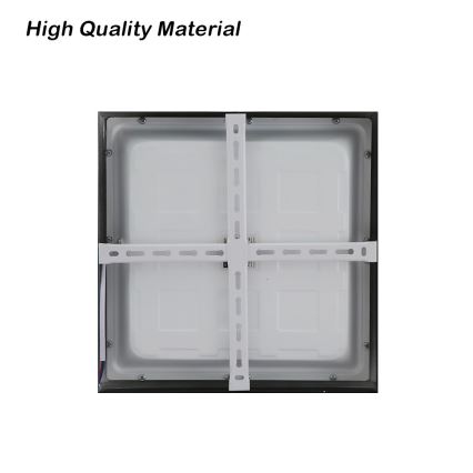 Brilagi - LED Kopalniška stropna svetilka FRAME LED/24W/230V 30x30 cm 3000/4000/6000K IP44 črna
