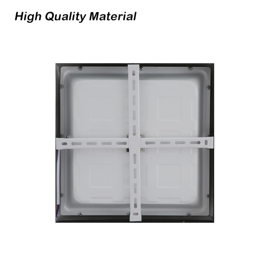 Brilagi - LED Kopalniška stropna svetilka FRAME LED/24W/230V 30x30 cm 3000/4000/6000K IP44 črna