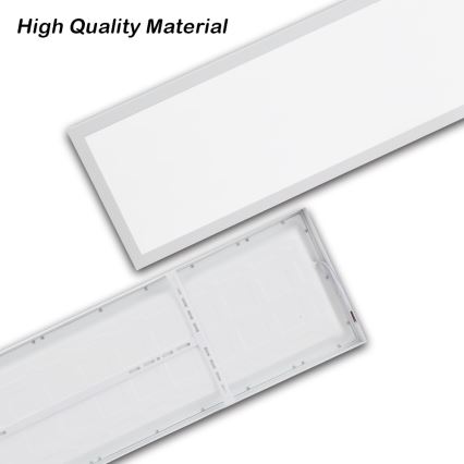 Brilagi - LED Kopalniška stropna svetilka FRAME LED/50W/230V 30x120 cm 3000/4000/6000K IP44 bela