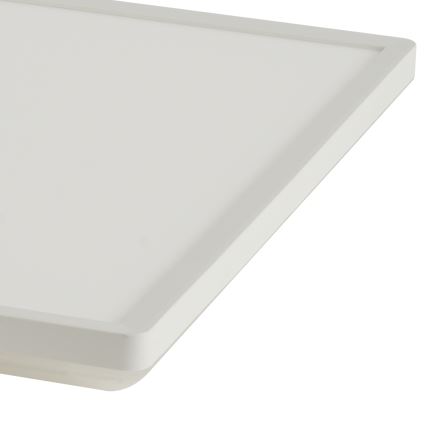 Brilagi - LED Kopalniška stropna svetilka ULTRA SLIM LED/18W/230V 30x30 cm bela IP54
