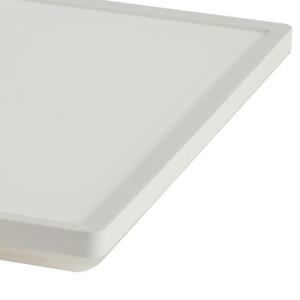 Brilagi - LED Kopalniška stropna svetilka ULTRA SLIM LED/24W/230V 42x42 cm bela IP54