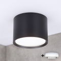 BRILAGI - LED kopalniška točkovna svetilka SMOOTH 1xGX53/15W/230V 60x82 mm črna IP54