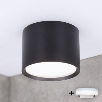 BRILAGI - LED kopalniška točkovna svetilka SMOOTH 1xGX53/15W/230V 60x82 mm črna IP54