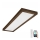 Brilagi - LED Kopalniška zatemnitvena stropna svetilka WOODY FRAME LED/50W/230V hrast oreh 120x30 cm 3000-6000K IP44 + Daljinski upravljalnik