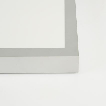 Brilagi - LED Kopalniška zatemnitvena stropna svetilka FRAME SMART LED/50W/230V 120x30 cm 3000-6000K IP44 srebrna + Daljinski upravljalnik