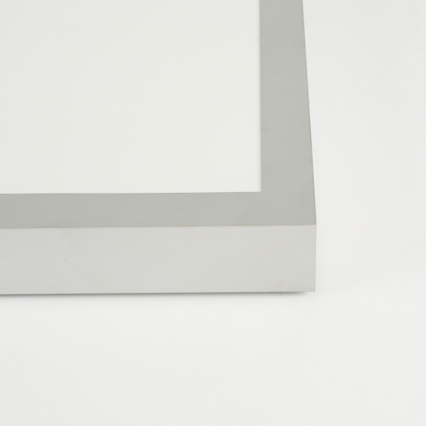 Brilagi - LED Kopalniška zatemnitvena stropna svetilka FRAME SMART LED/50W/230V 120x30 cm 3000-6000K IP44 srebrna + Daljinski upravljalnik