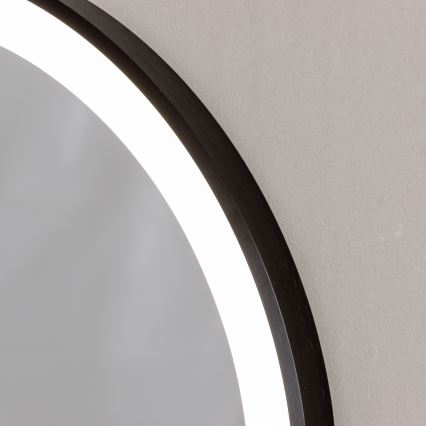 Brilagi - LED kopalniško ogledalo CANZO LED/25W/230V 50x80 cm črna IP44 CRI 90 zatemnljivo + CCT