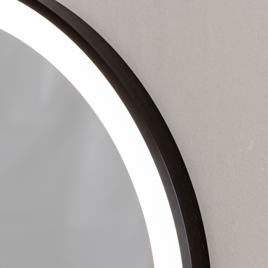 Brilagi - LED kopalniško ogledalo CANZO LED/25W/230V 50x80 cm črna IP44 CRI 90 zatemnljivo + CCT