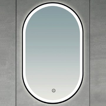 Brilagi - LED kopalniško ogledalo CANZO LED/25W/230V 50x80 cm črna IP44 CRI 90 zatemnljivo + CCT