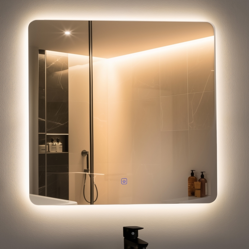 Brilagi - LED kopalniško ogledalo COMO LED/24W/230V 60x60 cm IP44 CRI 90 zatemnljivo + CCT