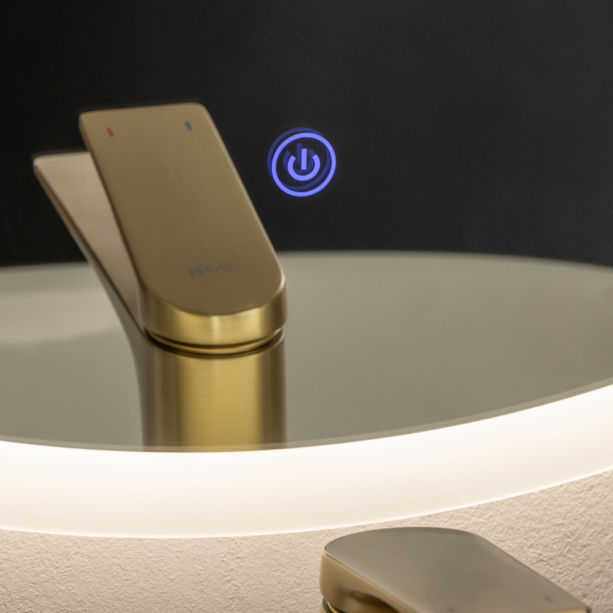 Brilagi - LED ogledalo za kopalnico CUNEO LED/25W/230V Ø 80 cm IP44 CRI 90 zatemnljivo + CCT