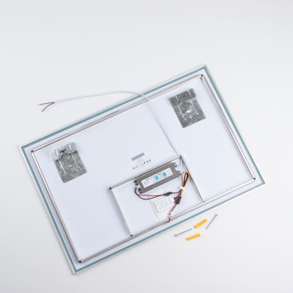 Brilagi - LED kopalniško ogledalo DESIO LED/20W/230V 40x60 cm srebrno IP44 CRI 90 zatemnjivo + CCT