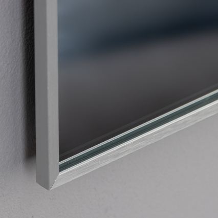 Brilagi - LED kopalniško ogledalo DESIO LED/24W/230V 60x60 cm srebrno IP44 CRI 90 zatemnljivo + CCT