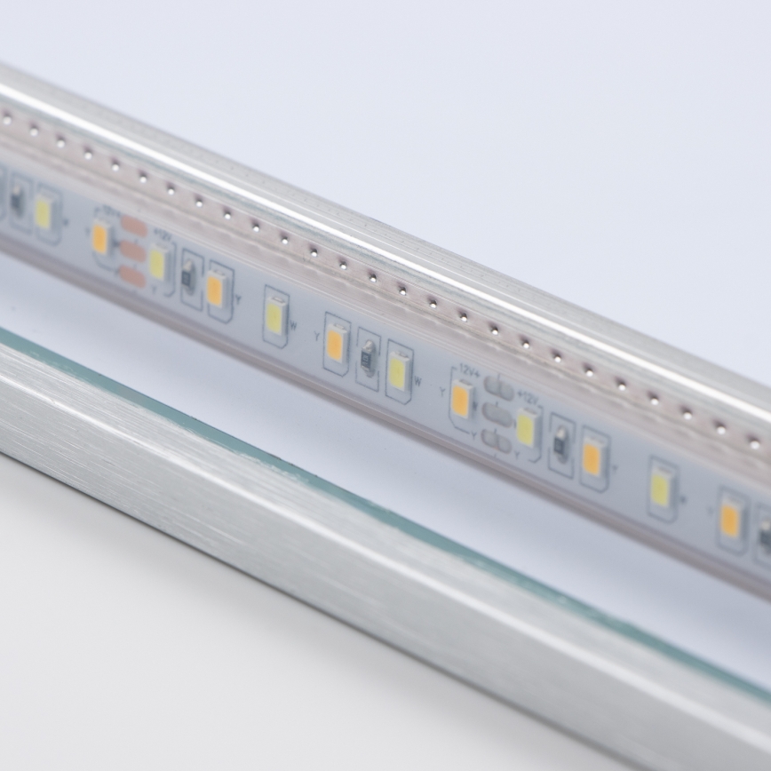 Brilagi - LED kopalniško ogledalo DESIO LED/24W/230V 60x60 cm srebrno IP44 CRI 90 zatemnljivo + CCT