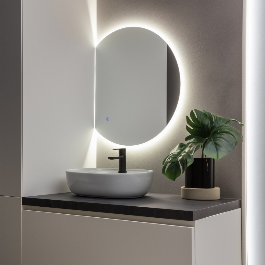 Brilagi - LED kopalniško ogledalo MEZZO LED/18W/230V 60x50 cm IP44 CRI 90 zatemnljivo + CCT
