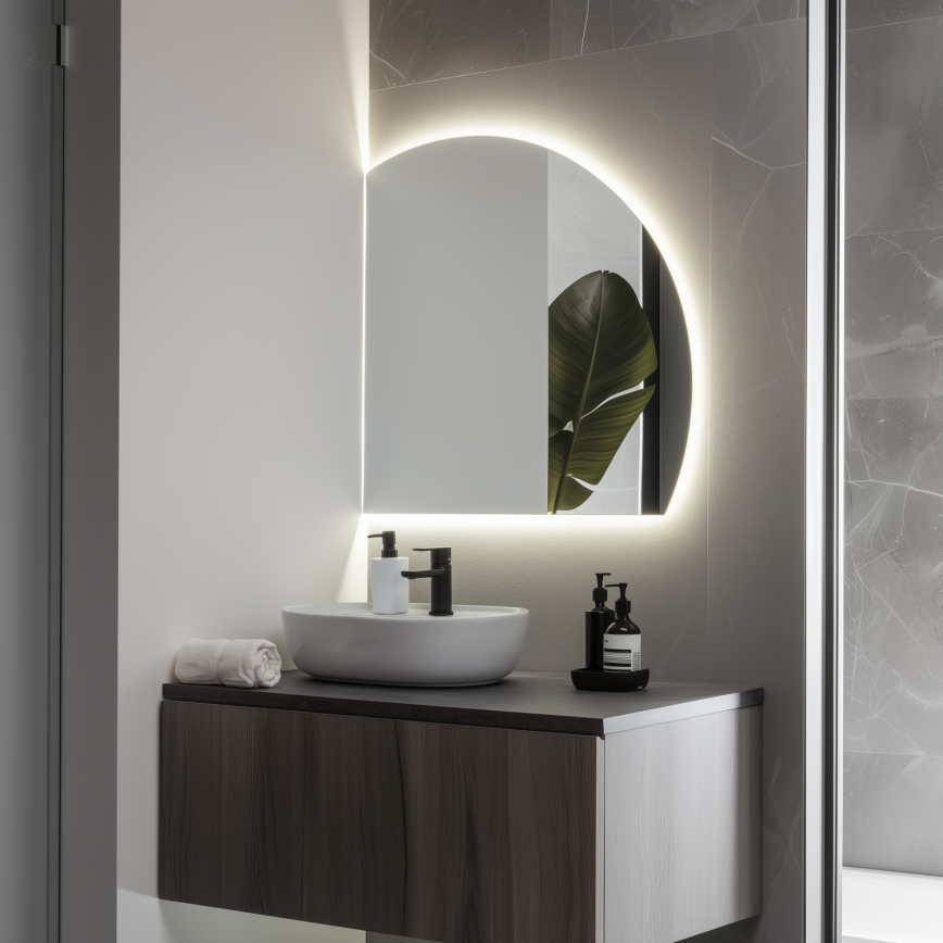 Brilagi - LED kopalniško ogledalo QUARTIERE LED/25W/230V 70x75 cm IP44 CRI 90 zatemnljivo + CCT