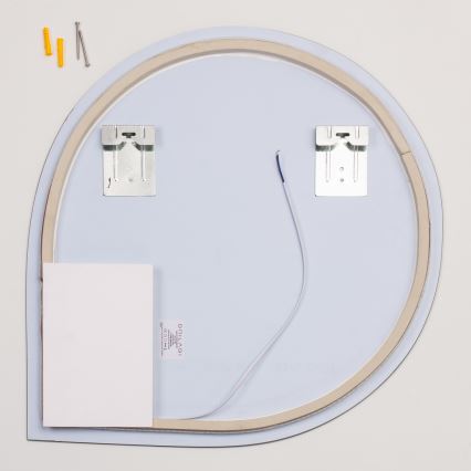 Brilagi - LED kopalniško ogledalo RICADI LED/19W/230V 60x60 cm IP44 CRI 90 zatemnljivo + CCT