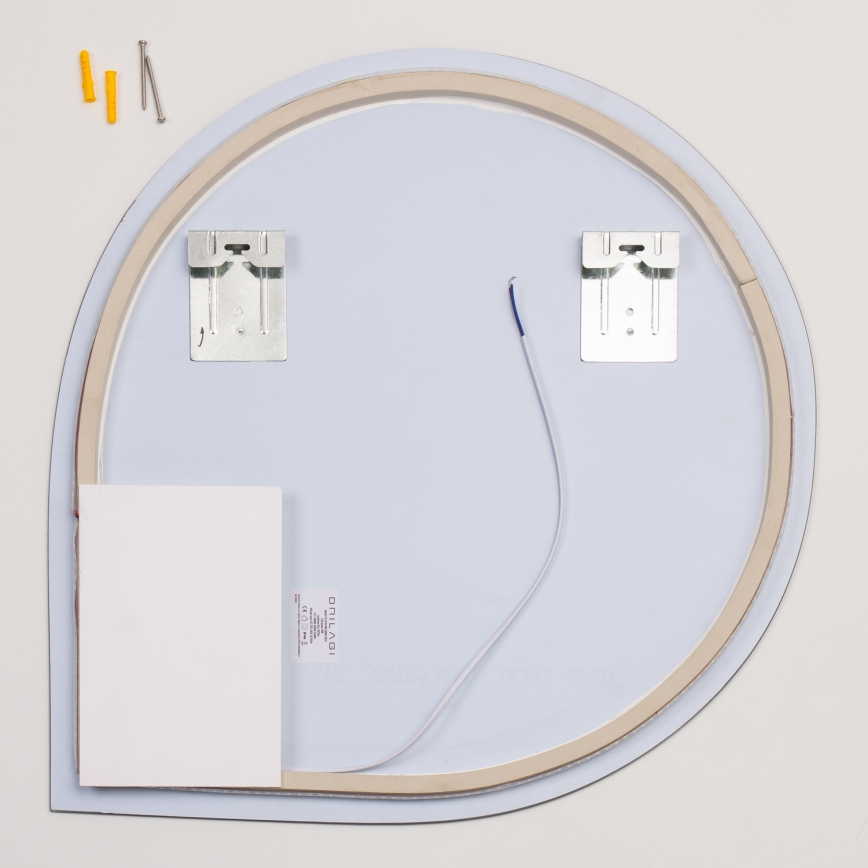 Brilagi - LED kopalniško ogledalo RICADI LED/19W/230V 60x60 cm IP44 CRI 90 zatemnljivo + CCT