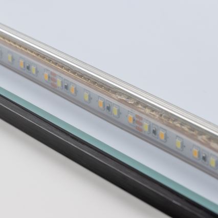 Brilagi - LED kopalniško ogledalo SUELLO LED/28W/230V 60x80 cm črna IP44 CRI 90 zatemnljivo + CCT