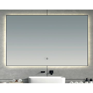 Brilagi - LED kopalniško ogledalo SUELLO LED/30W/230V 60x90 cm, črno, IP44, CRI 90, zatemnljivo + CCT