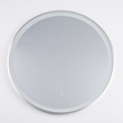 Brilagi - LED kopalniško ogledalo TORINO LED/19W/230V premer 60 cm srebrno IP44 CRI 90 zatemnljivo + CCT